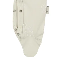 Outlet Steiff Set Romper + T-Shirt longsleeve GOTS, beige