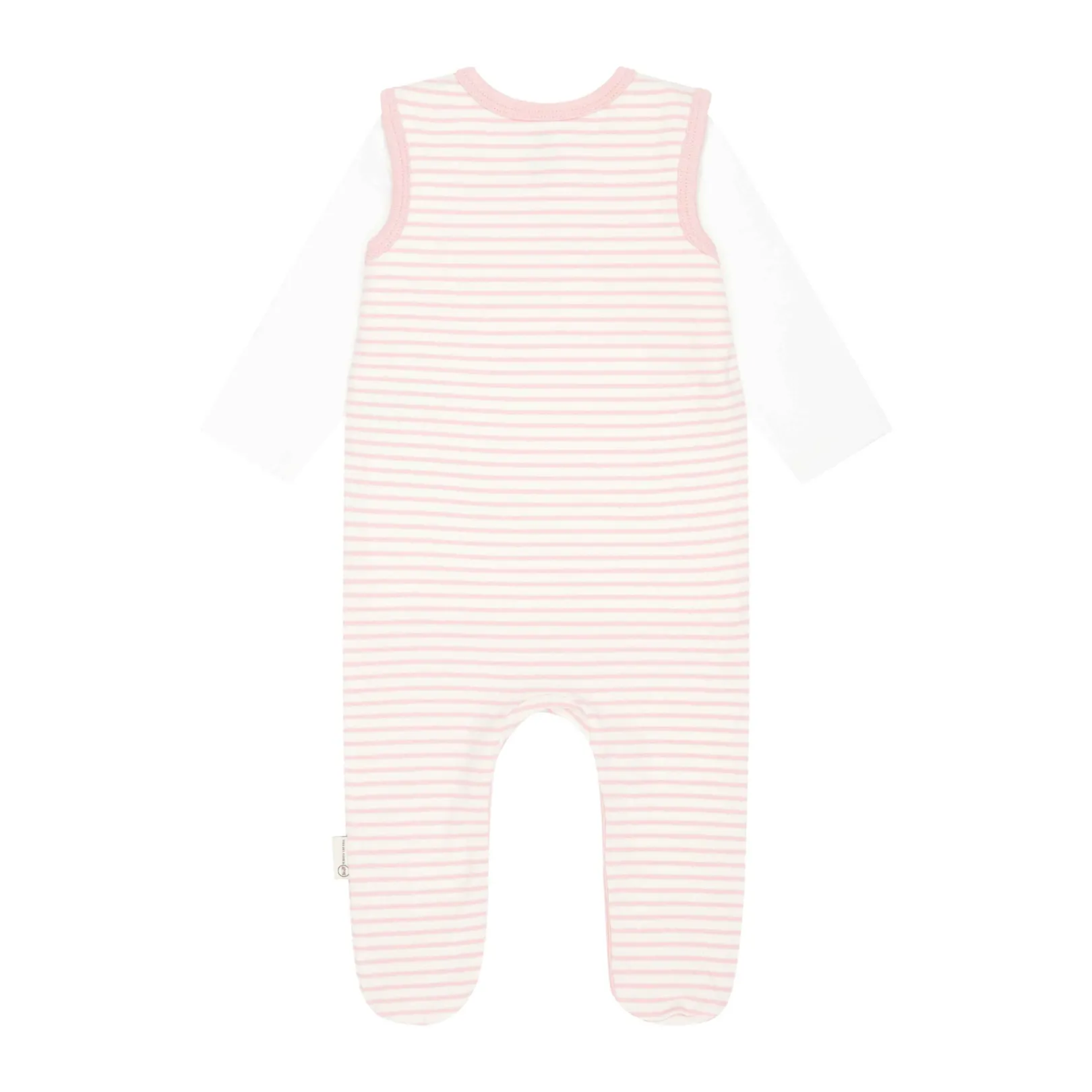 Clearance Steiff Set Romper + T-Shirt longsleeve GOTS, pink rose