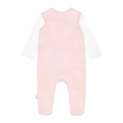 Outlet Steiff Set Romper + T-Shirt longsleeve GOTS, pink rose