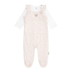 Online Steiff Set Romper + T-Shirt longsleeve, pink for Girls rose