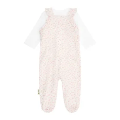 Online Steiff Set Romper + T-Shirt longsleeve, pink for Girls rose