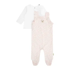 Online Steiff Set Romper + T-Shirt longsleeve, pink for Girls rose