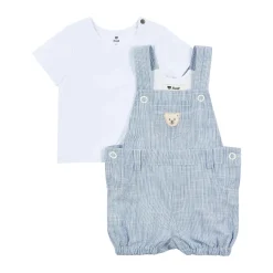 Hot Steiff Set Shorts + T-Shirt, dark blue for Boys darkblue