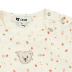 Online Steiff Set Shorts + T-Shirt shortsleeve, for Girls beige