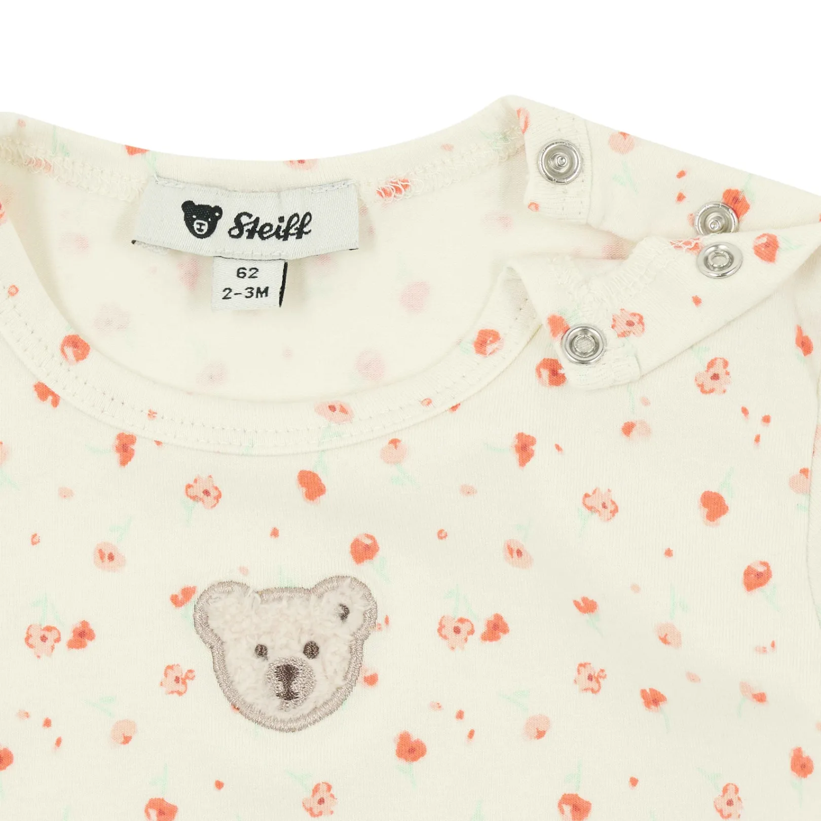 Online Steiff Set Shorts + T-Shirt shortsleeve, for Girls beige