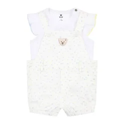 Online Steiff Set Shorts + T-Shirt, for Girls white
