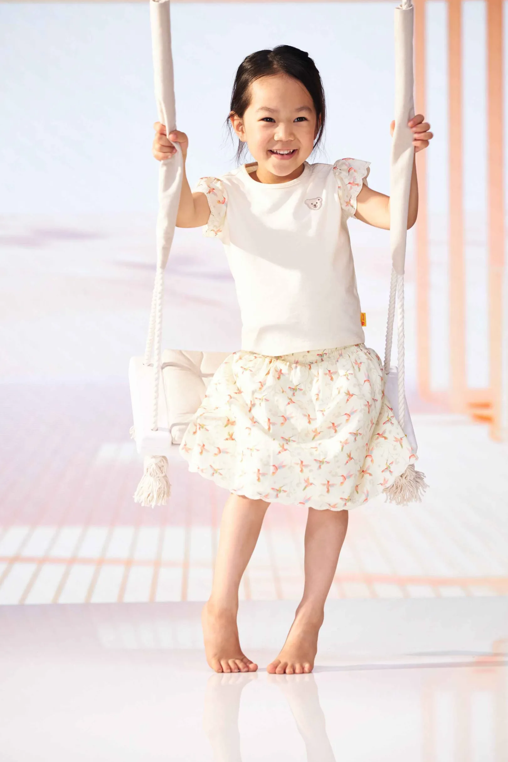 Outlet Steiff Skirt, for Girls beige