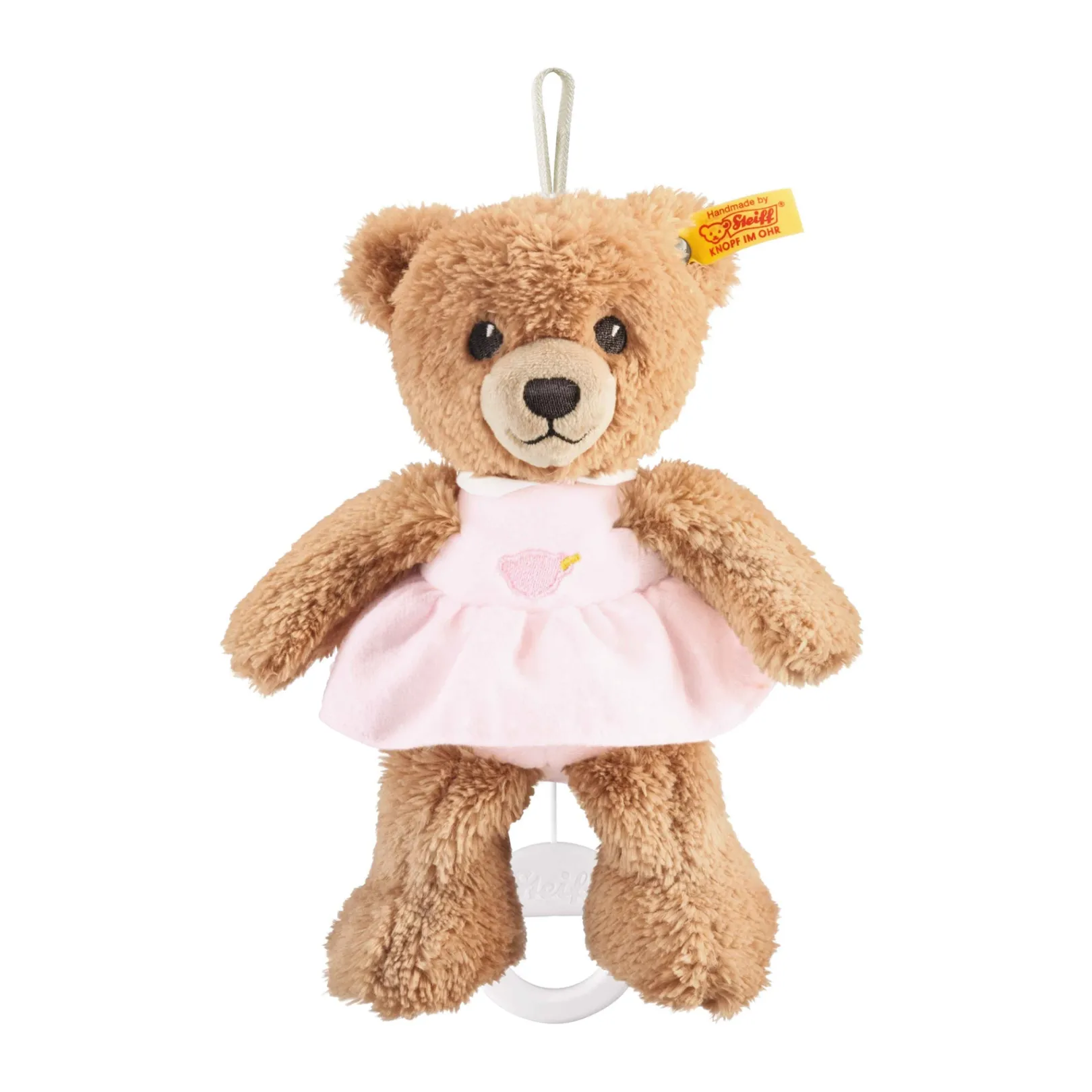 Discount Steiff Sleep well bear music box, 20 cm, pink