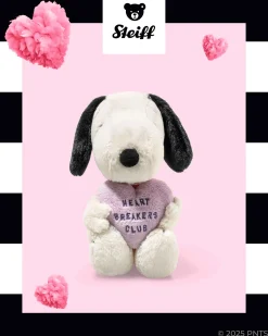 Sale Steiff Snoopy Heartbreakers Club, 22 cm, white