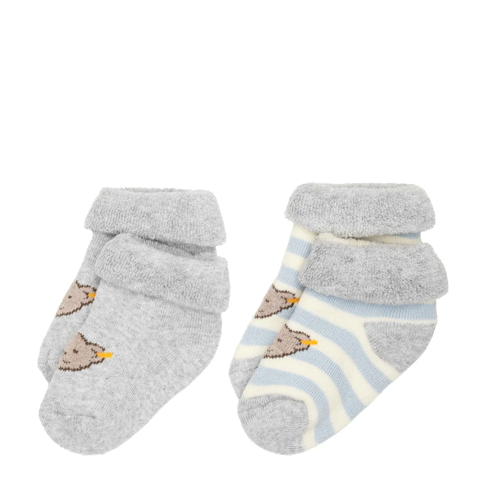Hot Steiff Socks pack of 2 GOTS, light blue lightblue