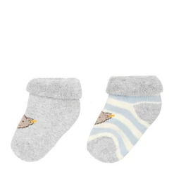 Hot Steiff Socks pack of 2 GOTS, light blue lightblue