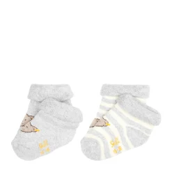 Sale Steiff Socks pack of 2 GOTS, light grey lightgrey
