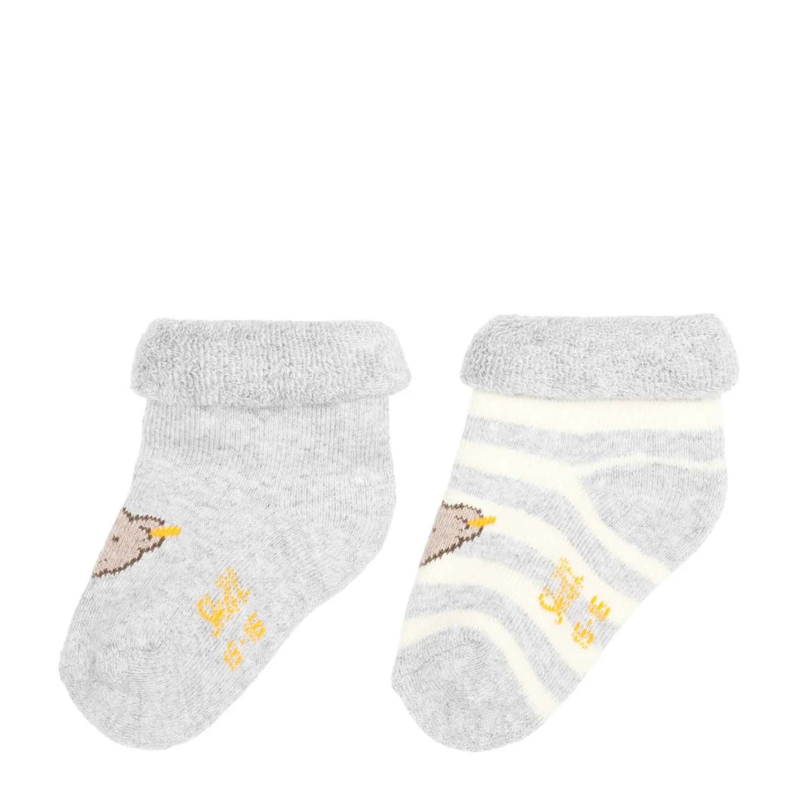 Sale Steiff Socks pack of 2 GOTS, light grey lightgrey