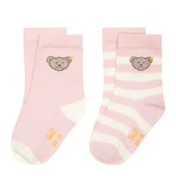Outlet Steiff Socks pack of 2 GOTS, pink rose