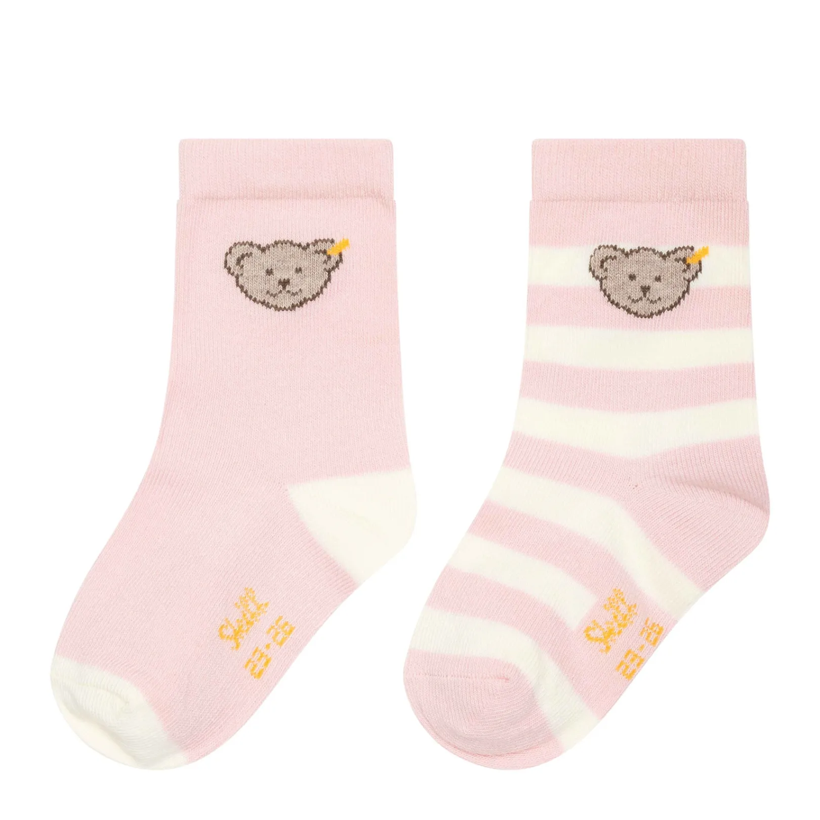 Outlet Steiff Socks pack of 2 GOTS, pink rose