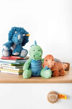 Best Steiff Spott stegosaurus, 28 cm, light green
