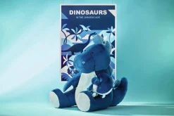 Hot Steiff Spott stegosaurus, 28 cm, light blue