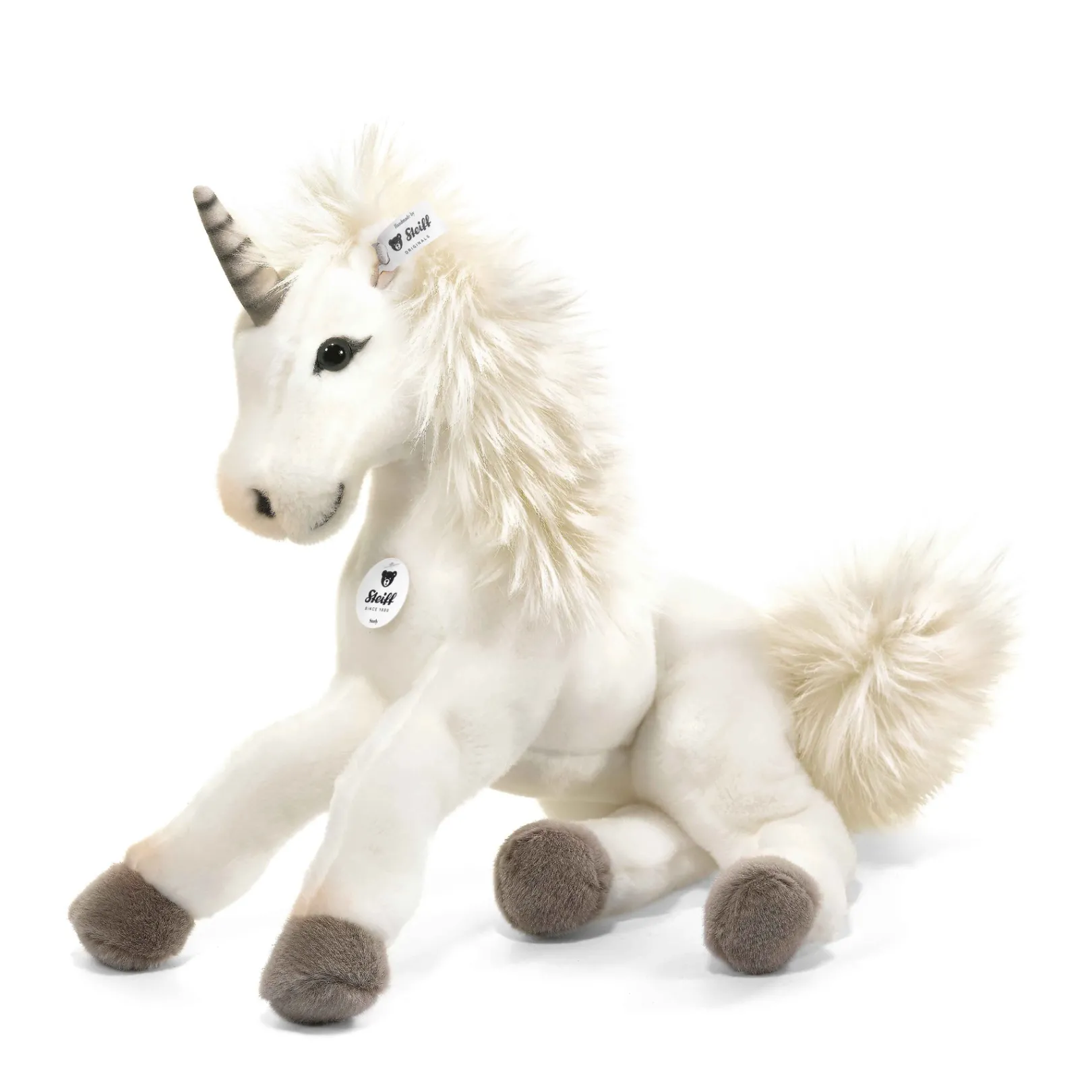 Online Steiff Starly dangling unicorn, 35 cm, white