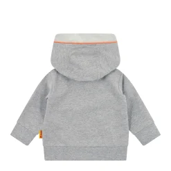 New Steiff Sweat Jacket, light grey for Boys lightgrey