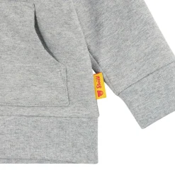 New Steiff Sweat Jacket, light grey for Boys lightgrey