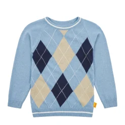Discount Steiff Sweater, light blue for Boys lightblue