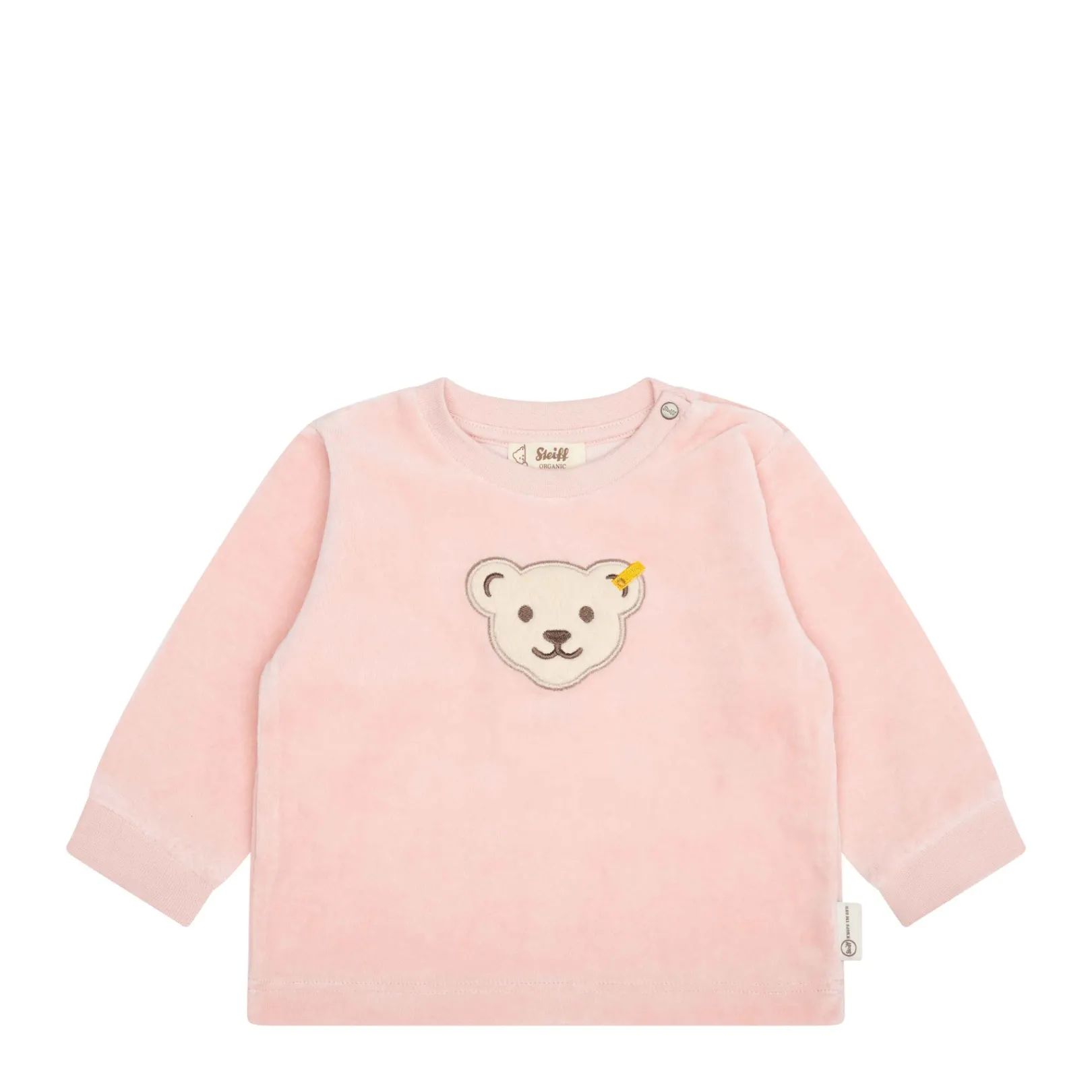 Clearance Steiff Sweatshirt GOTS, pink rose