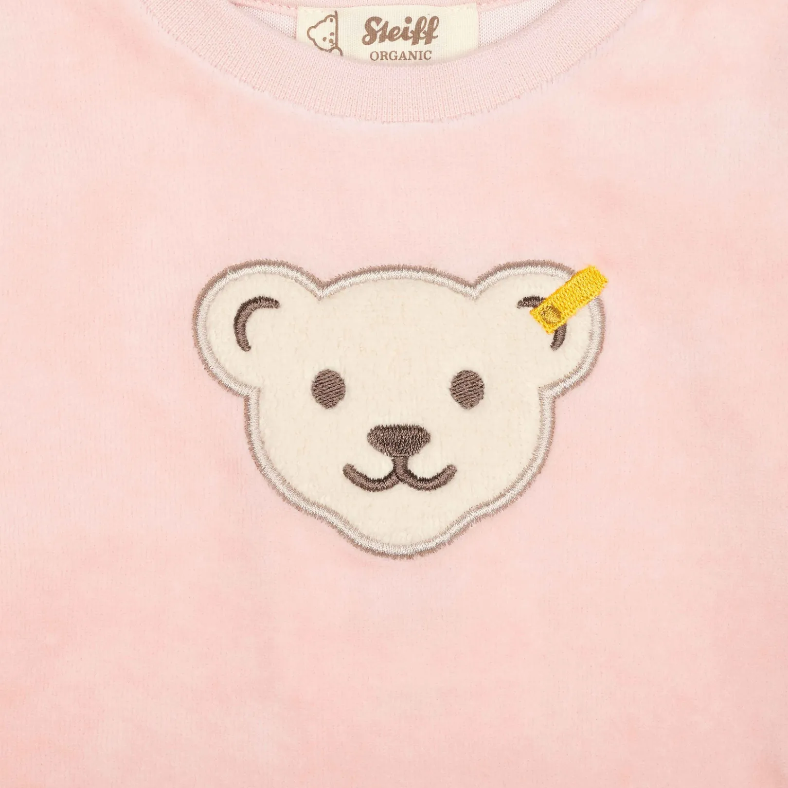 Clearance Steiff Sweatshirt GOTS, pink rose