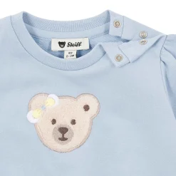 Sale Steiff Sweatshirt, light blue for Girls lightblue