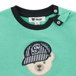 Outlet Steiff Sweatshirt, light green for Boys lightgreen