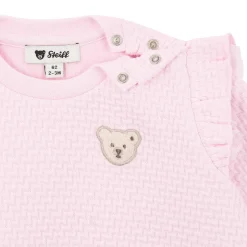 New Steiff Sweatshirt, pink for Girls rose