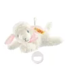 New Steiff Sweet dreams lamb music box, 25 cm, pink