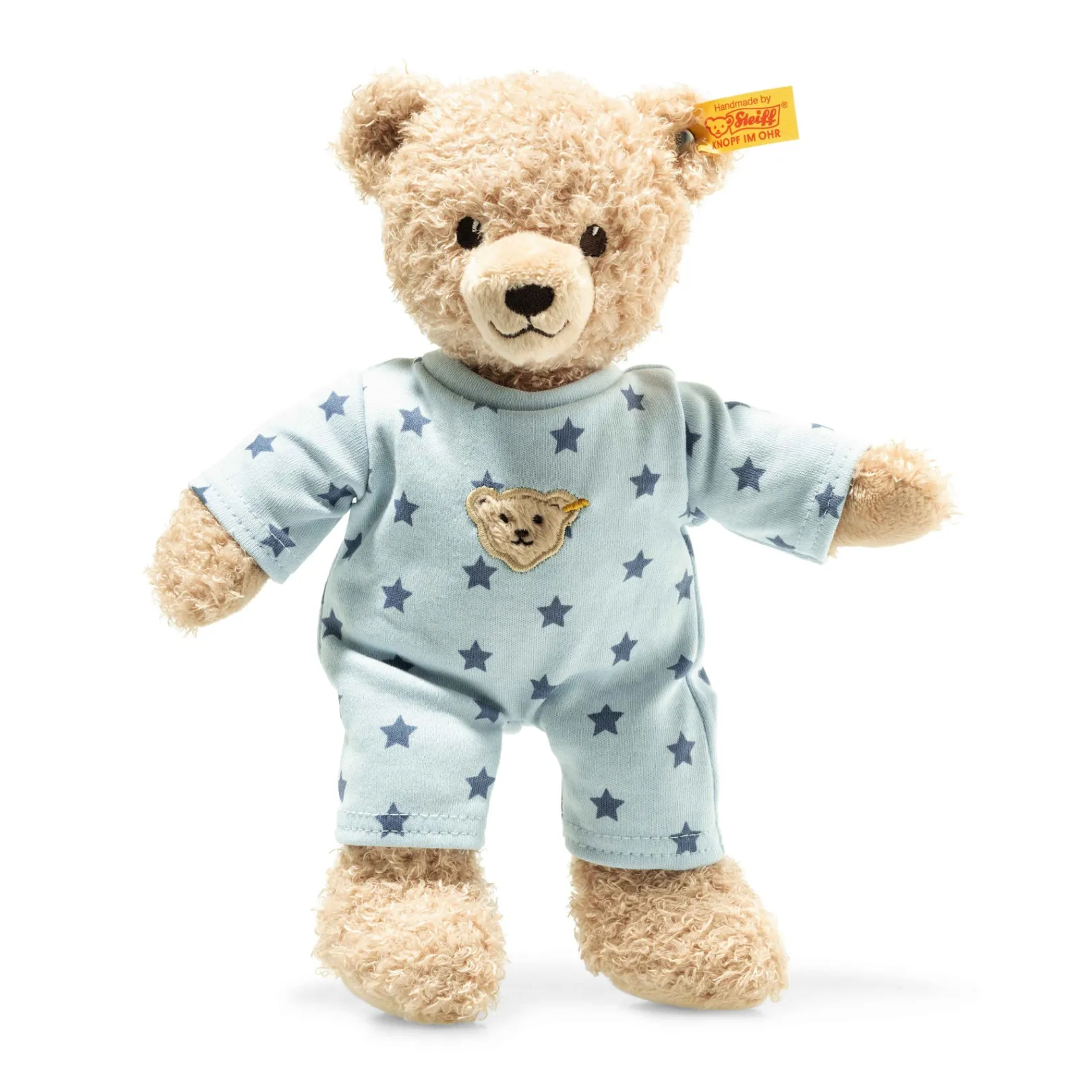 Online Steiff Teddy bear boy baby with pyjama, 25 cm, light blue