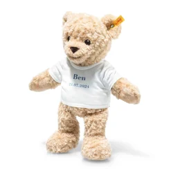 Online Steiff Teddy bear with personalised T-shirt, 32 cm, beige