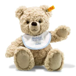 Sale Steiff Teddy bear with personalised bib, 30 cm, beige