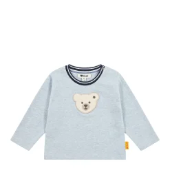 Outlet Steiff T-Shirt longsleeve, light blue for Boys lightblue