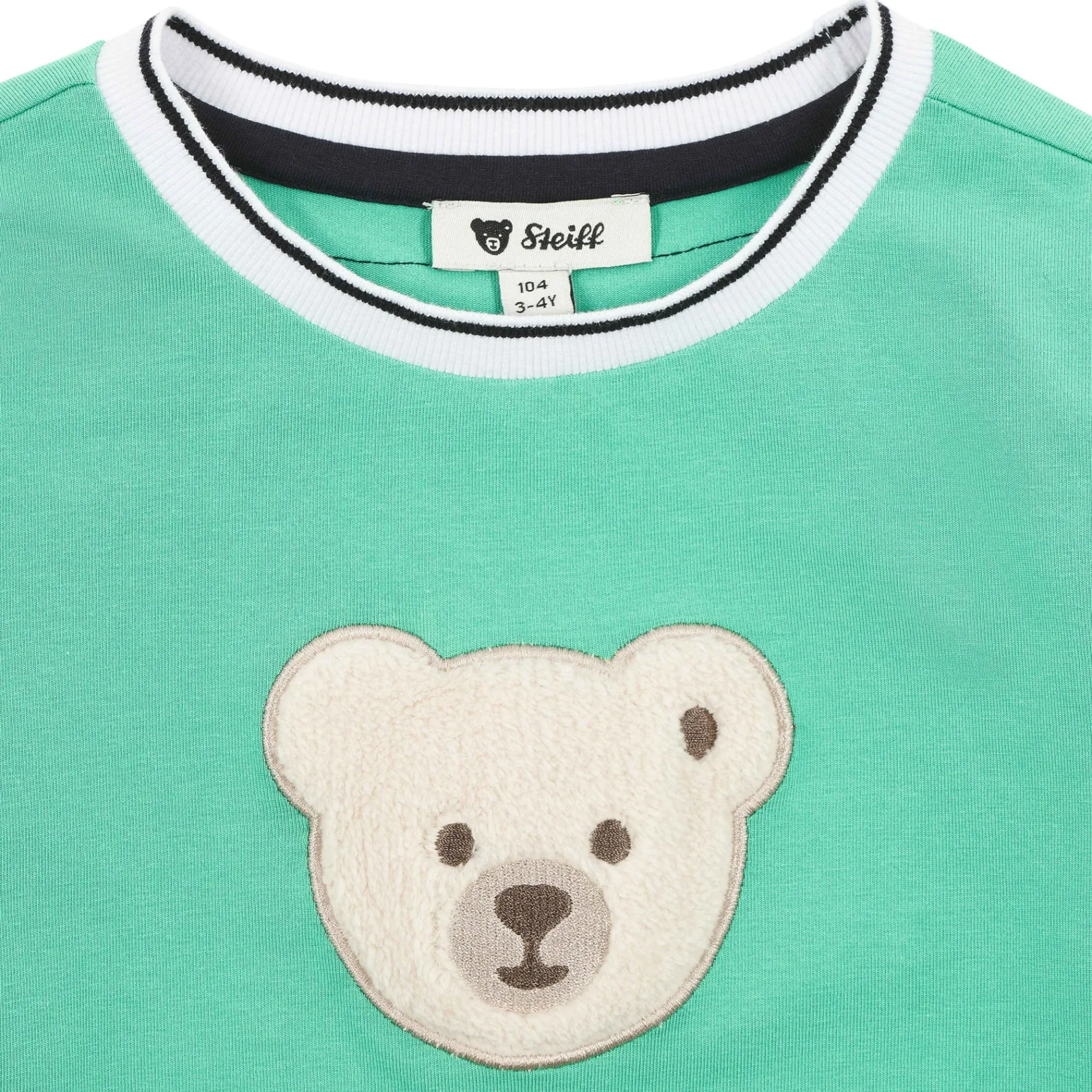 Online Steiff T-Shirt longsleeve, light green for Boys lightgreen
