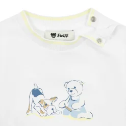 Clearance Steiff T-Shirt longsleeve, for Girls white