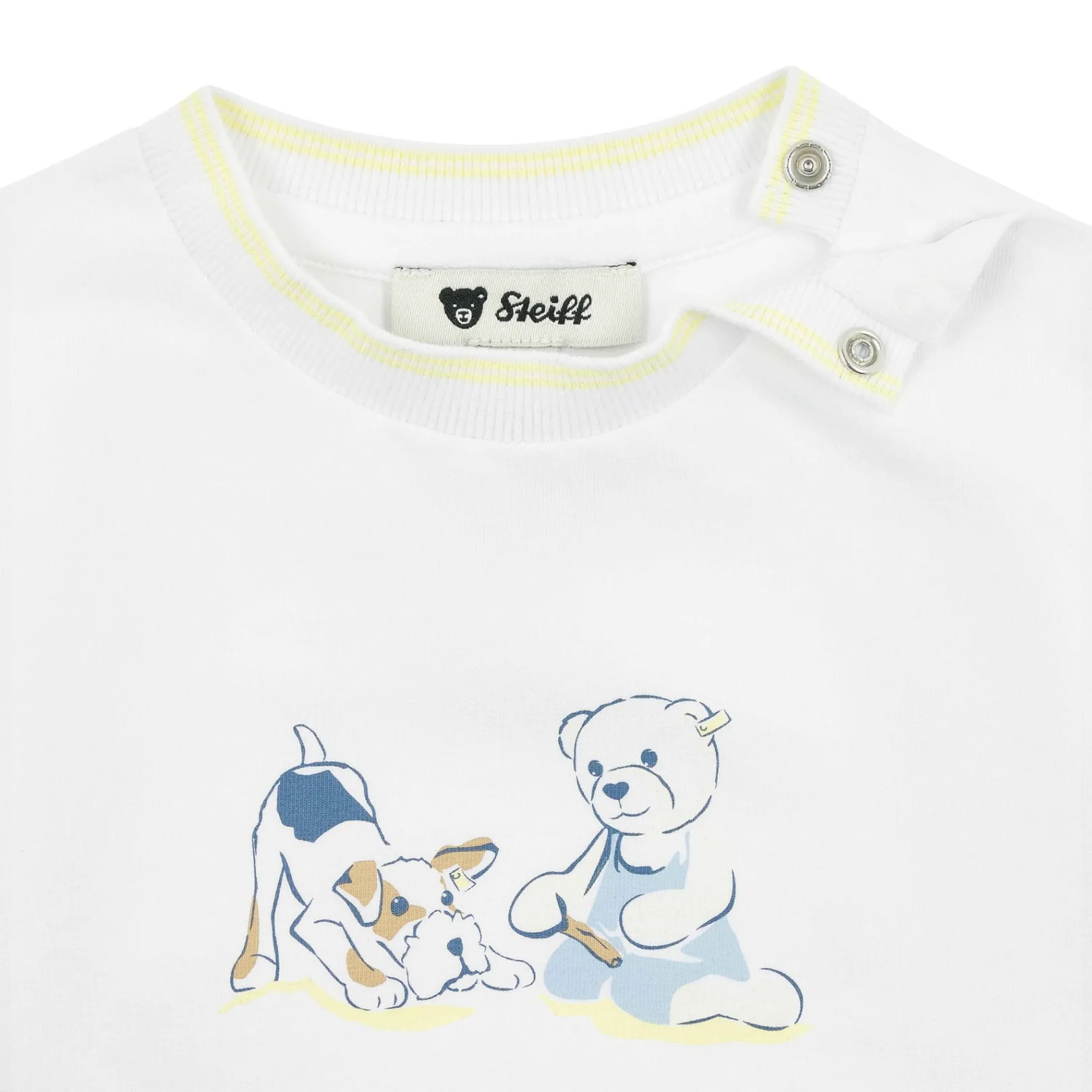 Clearance Steiff T-Shirt longsleeve, for Girls white