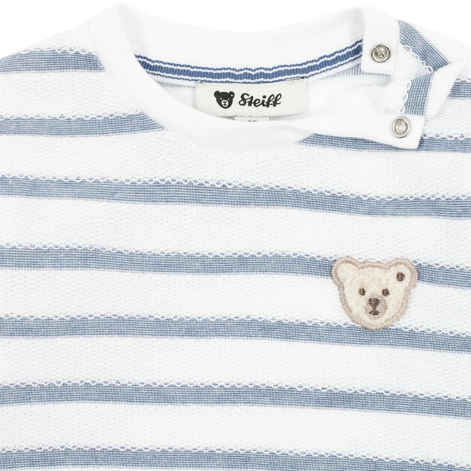 New Steiff T-Shirt longsleeve, for Boys white
