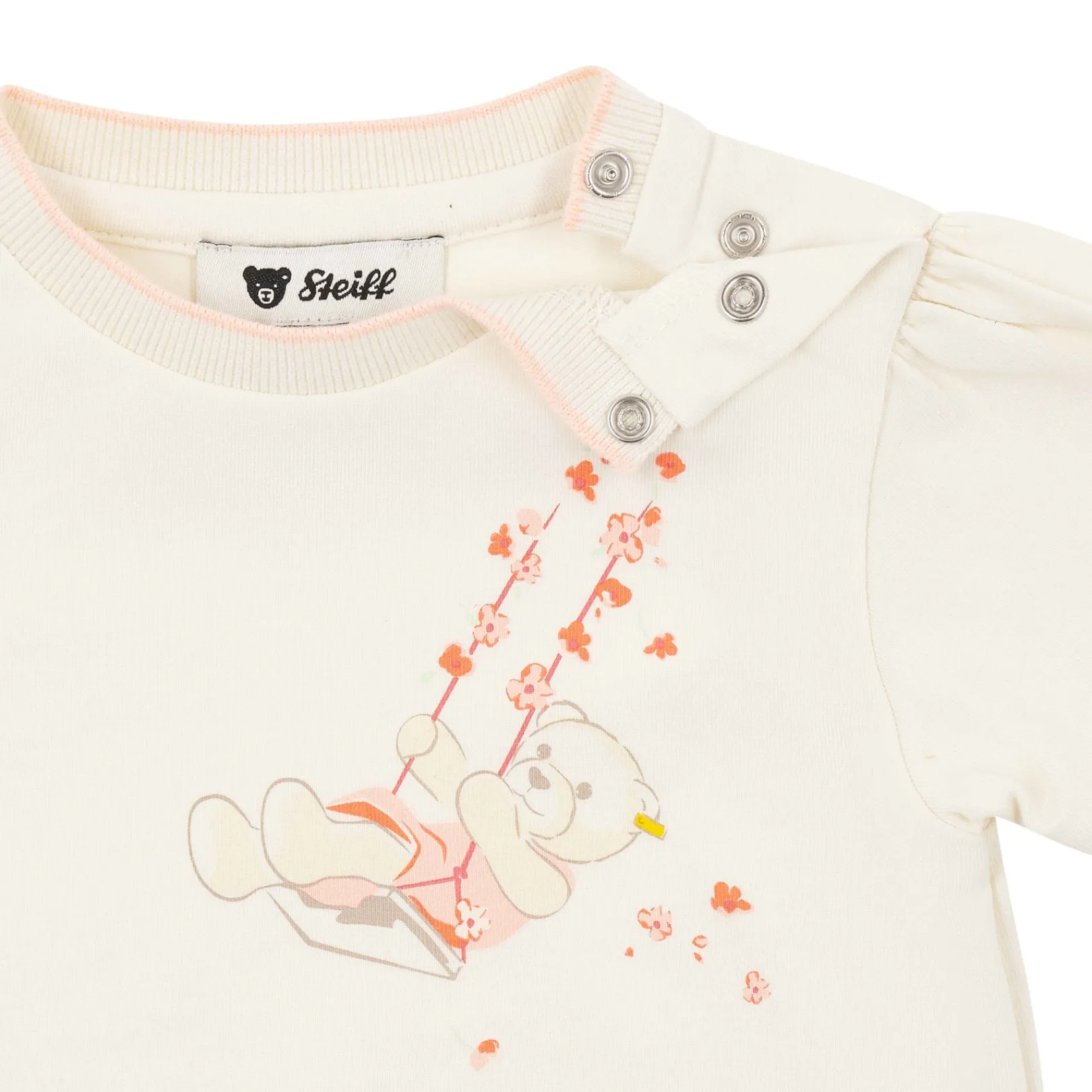 Hot Steiff T-Shirt shortsleeve, for Girls beige