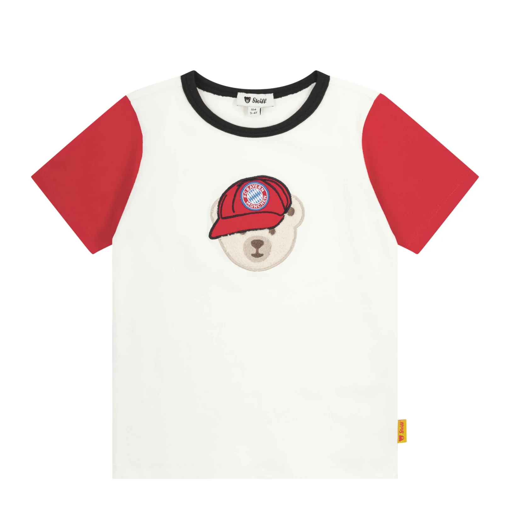 Online Steiff T-Shirt shortsleeve FC Bayern, white