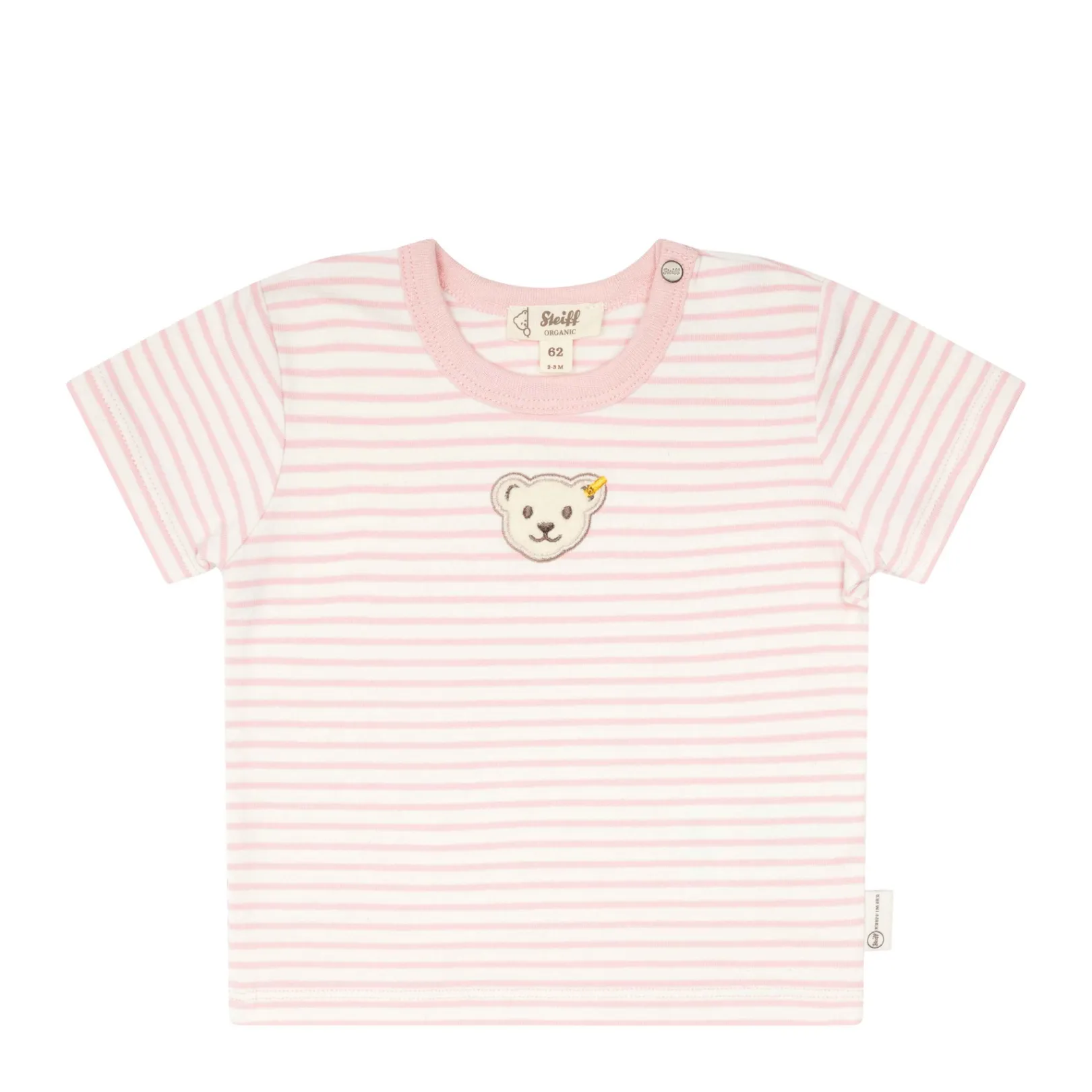 Hot Steiff T-Shirt shortsleeve GOTS, pink rose