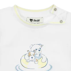 Fashion Steiff T-Shirt shortsleeve, for Girls white