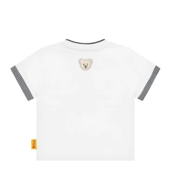 Outlet Steiff T-Shirt shortsleeve, for Boys white