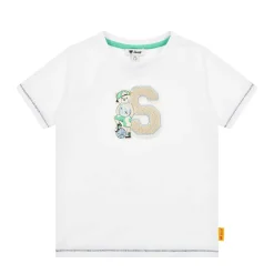 Online Steiff T-Shirt shortsleeve, for Boys white