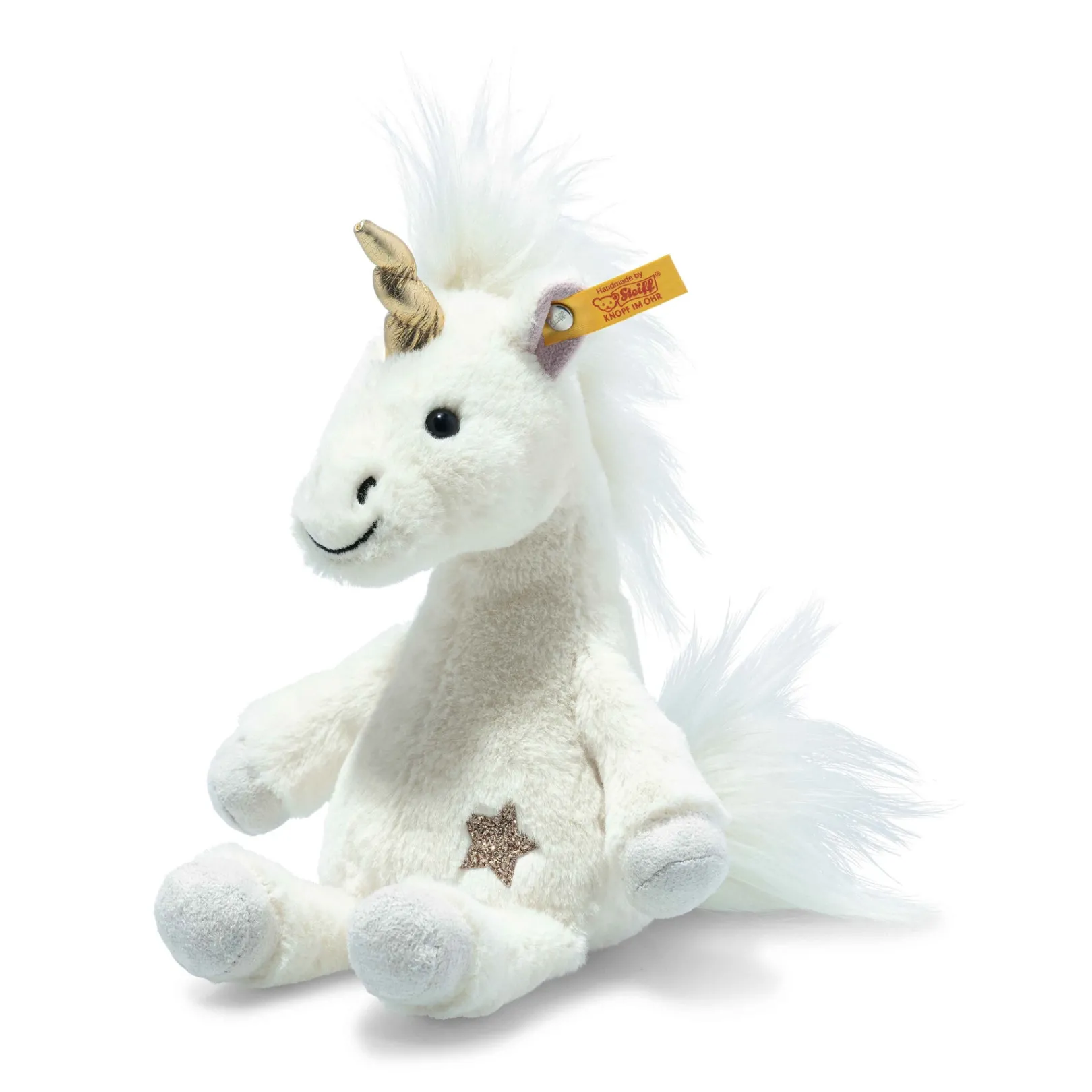 Hot Steiff Unica dangling unicorn, 20 cm, white