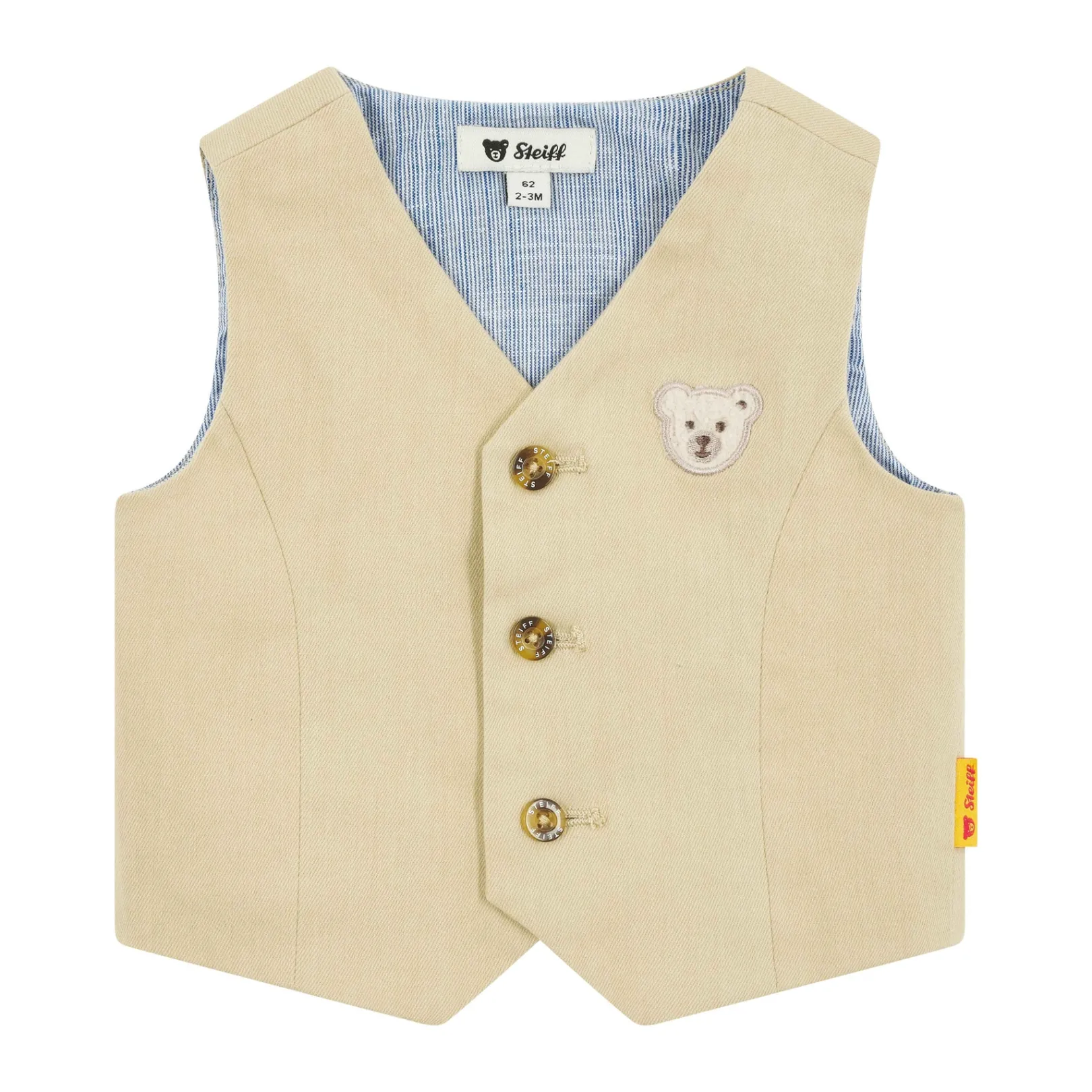 Hot Steiff Vest, for Boys beige