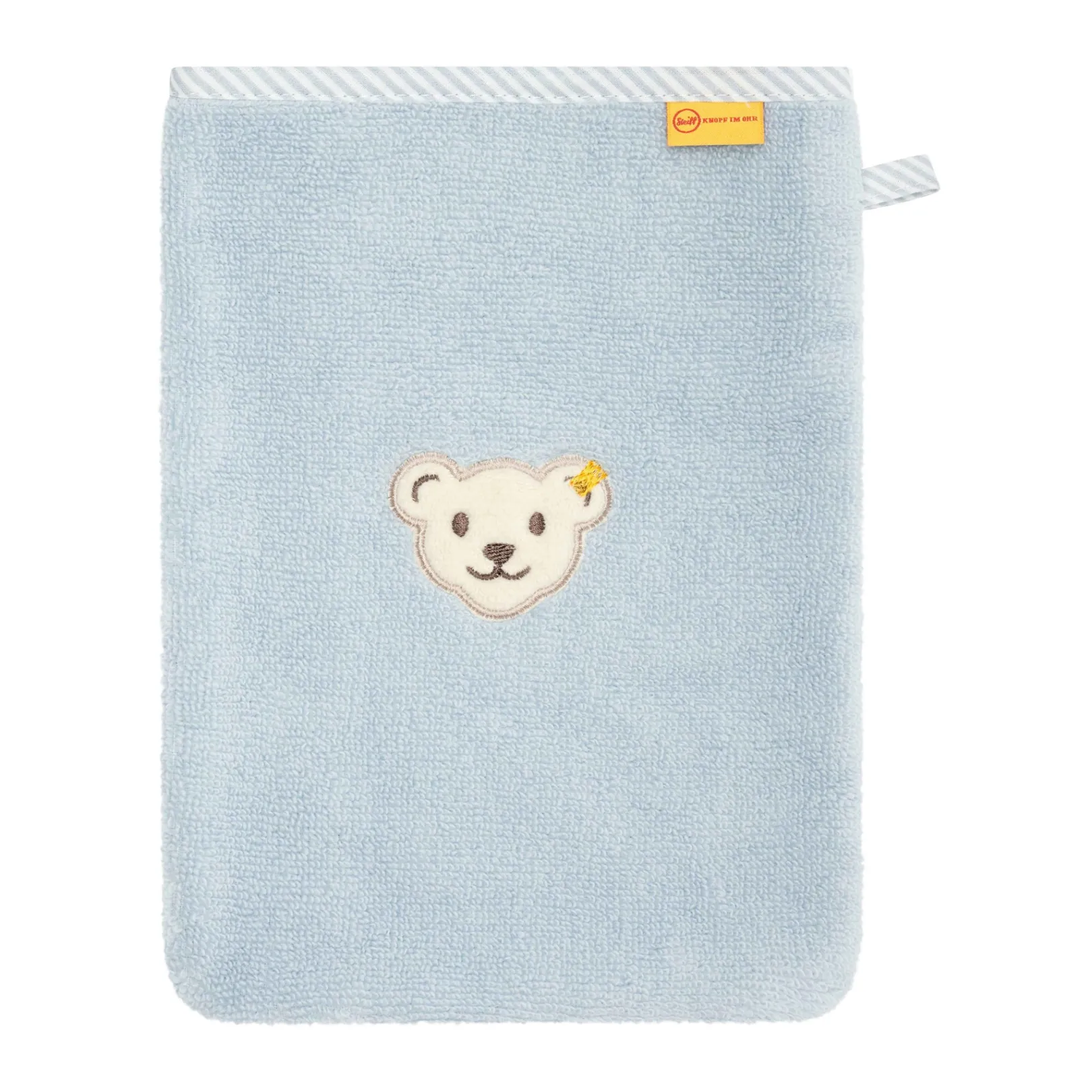 Best Steiff Washcloth, light blue lightblue